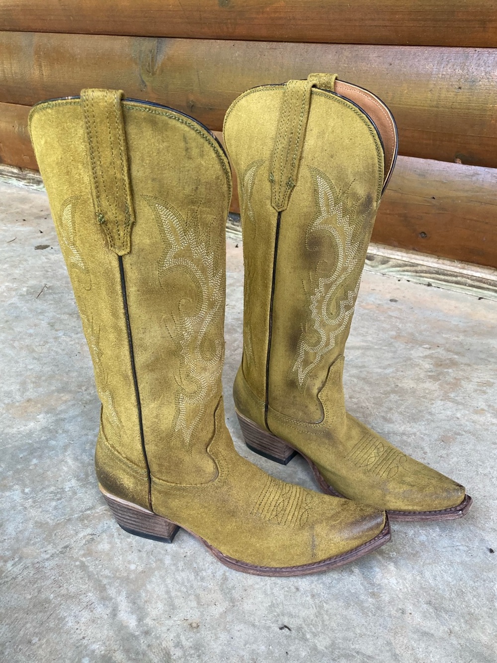 Freebird | Woodland Suede Cowboy Boots